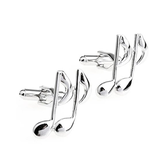 Music Note Cufflinks - Picture 1 of 3